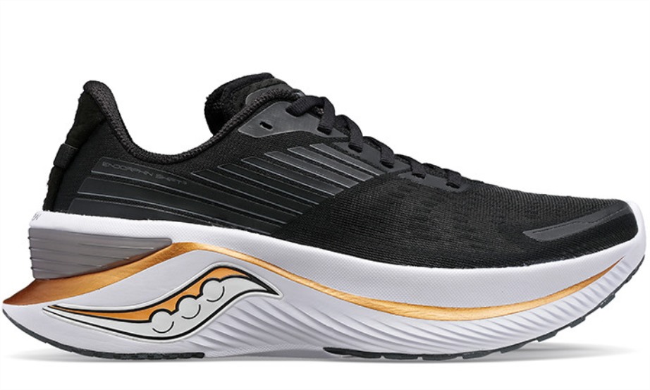 Mudança De Endorfina Feminina 3 (larga) Saucony Goldstruck Preto