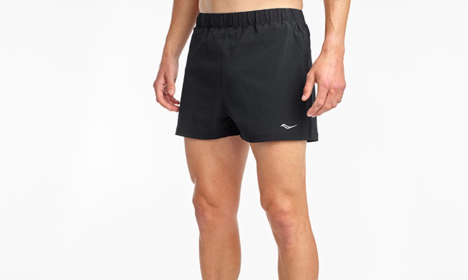 Masculino Outpace 3 Short Black Saucony