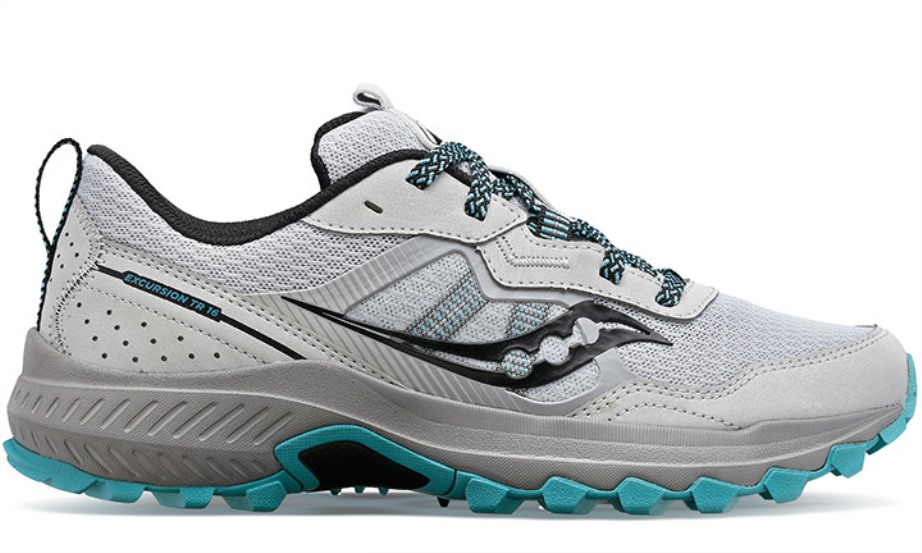 Saucony Excursão Feminina Tr16 (largura) Neblina Chuva