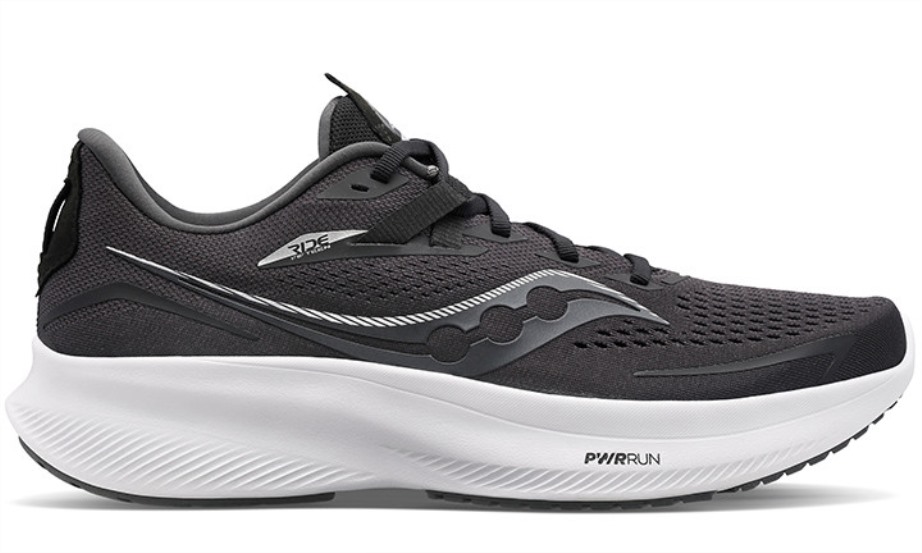Passeio Feminino 15 (largura) Saucony Preto Branco