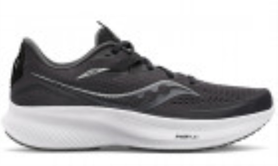 Passeio Feminino 15 (largura) Saucony Preto Branco