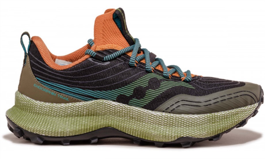 Trilha De Endorfina Masculina Saucony Azeitona Preta