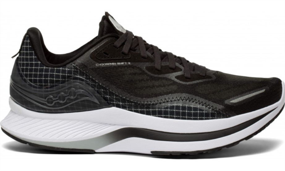 Mudança De Endorfina Masculina Saucony 2 Preto Branco