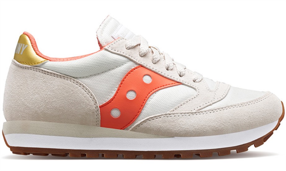 Saucony Feminino Jazz 81 Coral Bege Claro