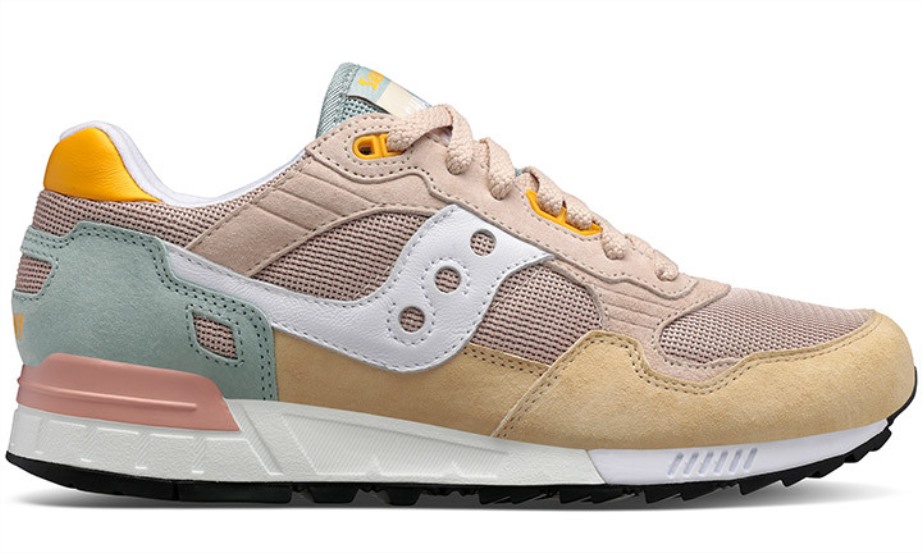 Sombra Masculina 5000 Branco Bege Verde Saucony