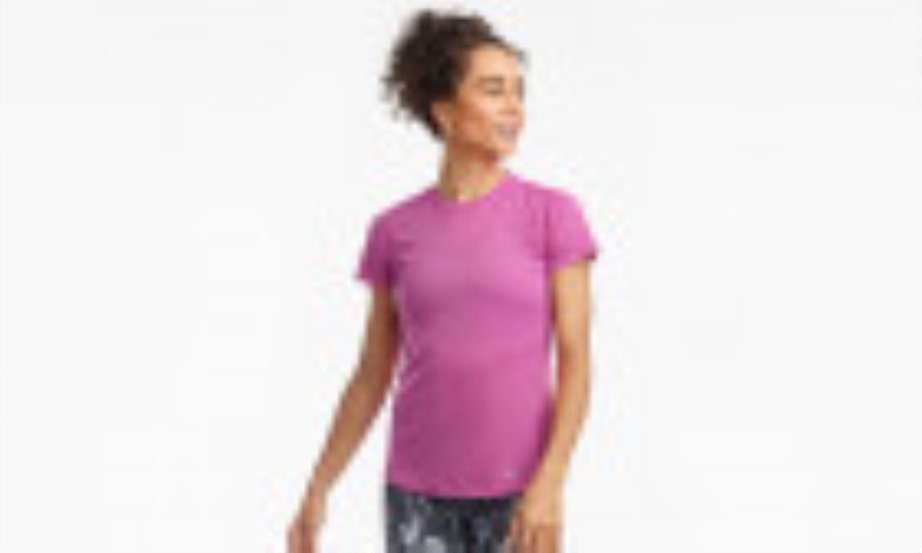 Cronômetro Feminino Saucony Roxo Manga Curta